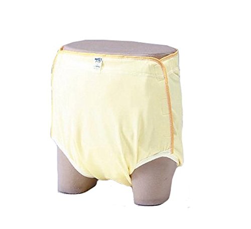 ニシキナース おむつカバー A3号（4S位)　アメリカン金属ホック　白地木柄 ニシキナース おむつカバー A3号（4S位) アメリカン金属ホック